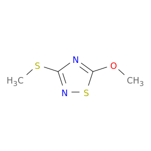 1,2,4-Thiadiazole, 5-methoxy-3-(methylthio)-