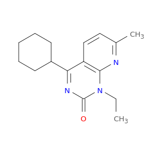 Pyrido[2,3-d]pyrimidin-2(1H)-one, 4-cyclohexyl-1-ethyl-7-methyl-