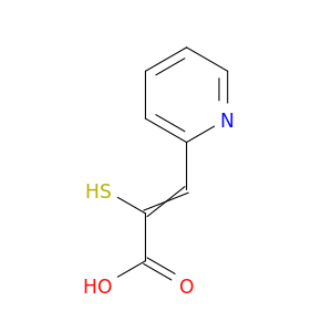 2-Propenoic acid, 2-mercapto-3-(2-pyridinyl)-
