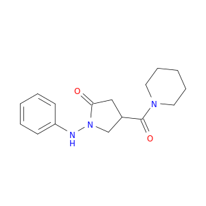 1-(phenylamino)-4-(piperidin-1-ylcarbonyl)pyrrolidin-2-one