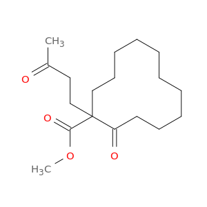 Cyclododecanecarboxylic acid, 2-oxo-1-(3-oxobutyl)-, methyl ester