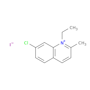 Quinolinium, 7-chloro-1-ethyl-2-methyl-, iodide