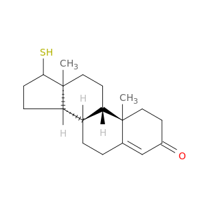 Androst-4-en-3-one,17-mercapto-, (17b)-(9CI)