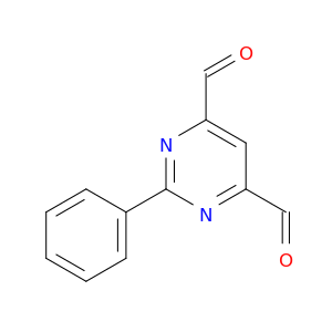4,6-Pyrimidinedicarboxaldehyde, 2-phenyl-