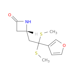 2-Azetidinone, 4-[2-(3-furanyl)-2,2-bis(methylthio)ethyl]-, (S)-