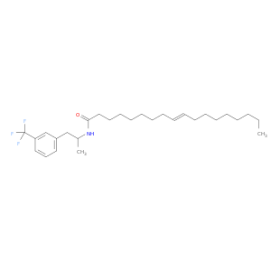 9-Octadecenamide, N-[1-methyl-2-[3-(trifluoromethyl)phenyl]ethyl]-, (E)-