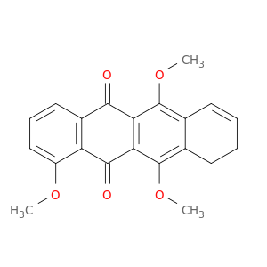 5,12-Naphthacenedione, 9,10-dihydro-1,6,11-trimethoxy-