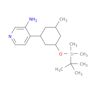 4-(3-((tert-Butyldimethylsilyl)oxy)-5-methylcyclohexyl)pyridin-3-amine