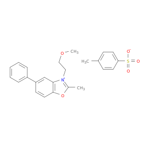 3-(2-methoxyethyl)-2-methyl-5-phenyl-1,3-benzoxazol-3-ium 4-methylbenzenesulfonate