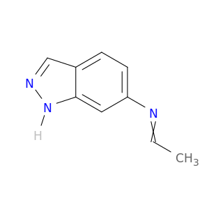 1H-Indazol-6-amine, N-ethylidene-