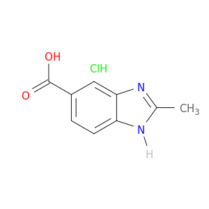 2-methyl-1H-1,3-benzodiazole-5-carboxylic Acid hydrochloride