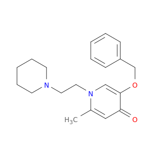 4(1H)-Pyridinone, 2-methyl-5-(phenylmethoxy)-1-[2-(1-piperidinyl)ethyl]-