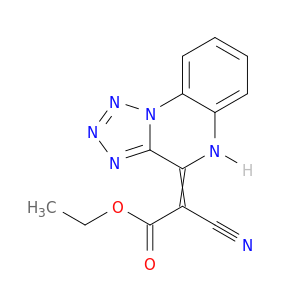 Acetic acid, cyanotetrazolo[1,5-a]quinoxalin-4(5H)-ylidene-, ethyl ester