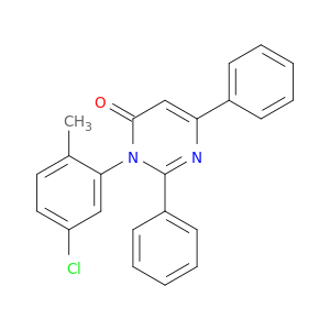 4(3H)-Pyrimidinone, 3-(5-chloro-2-methylphenyl)-2,6-diphenyl-