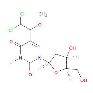 Uridine, 2'-deoxy-5-(2,2-dichloro-1-methoxyethyl)-