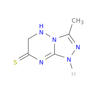 1,2,4-Triazolo[4,3-b][1,2,4]triazine-7(1H)-thione, 5,6-dihydro-3-methyl-