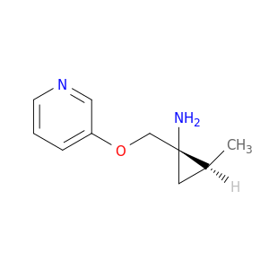 Cyclopropanamine, 2-methyl-1-[(3-pyridinyloxy)methyl]-, (1S,2S)-