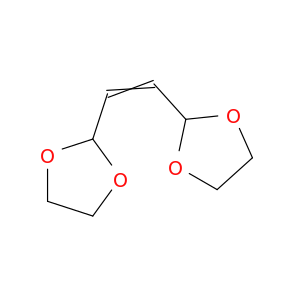 1,3-Dioxolane, 2,2'-(1,2-ethenediyl)bis-