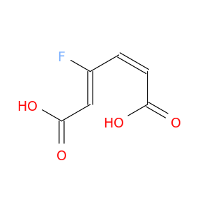2,4-Hexadienedioic acid, 3-fluoro-, (2Z,4Z)-