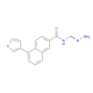 2-Naphthalenecarboxamide, N-(aminoiminomethyl)-5-(3-furanyl)-