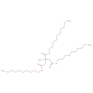 1,2,3-Propanetricarboxylic acid, 2-methyl-, tris(decyl) ester