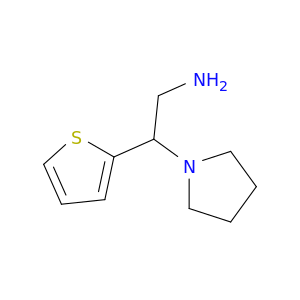 2-(Pyrrolidin-1-yl)-2-(thiophen-2-yl)ethan-1-amine