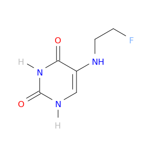 2,4(1H,3H)-Pyrimidinedione,5-[(2-fluoroethyl)amino]-