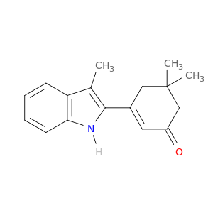 2-Cyclohexen-1-one, 5,5-dimethyl-3-(3-methyl-1H-indol-2-yl)-