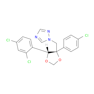 1H-1,2,4-Triazole,1-[[(4R,5S)-4-(4-chlorophenyl)-5-(2,4-dichlorophenyl)-1,3-dioxolan-4-yl]methyl]-,rel-