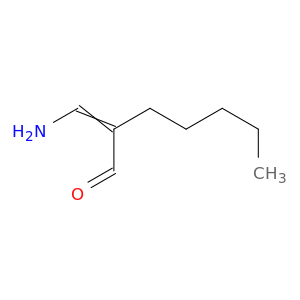 Heptanal, 2-(aminomethylene)-