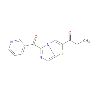 1-Propanone, 1-[5-(3-pyridinylcarbonyl)imidazo[5,1-b]thiazol-2-yl]-