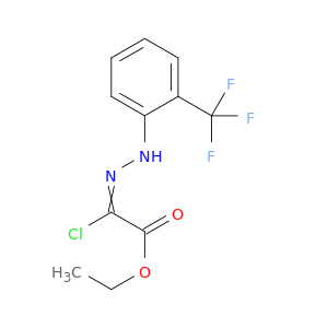 ethyl (2E)-2-chloro-2-[[2-(trifluoromethyl)phenyl]hydrazinylidene]acetate