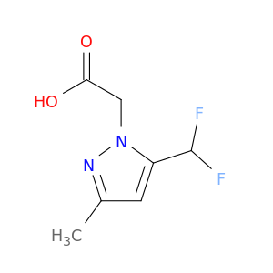 5-(二氟甲基)-3-甲基-1H-吡唑-1-乙酸