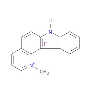 7H-Pyrido[3,2-c]carbazolium, 1-methyl-, iodide