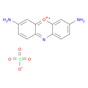Phenoxazin-5-ium, 3,7-diamino-, perchlorate (1:1)