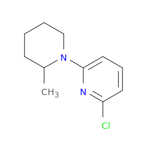 1-(6-Chloro-2-pyridinyl)-2-methylpiperidine