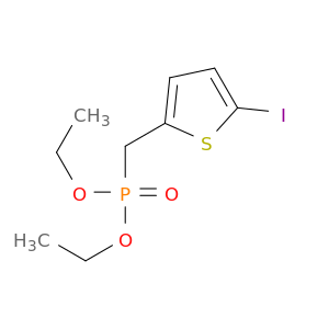 Phosphonic acid, [(5-iodo-2-thienyl)methyl]-, diethyl ester