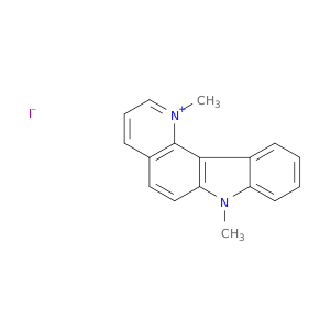 7H-Pyrido[3,2-c]carbazolium, 1,7-dimethyl-, iodide