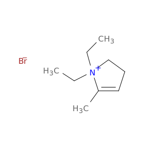 1H-Pyrrolium, 1,1-diethyl-2,3-dihydro-5-methyl-, bromide