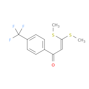 2-Propen-1-one,3,3-bis(methylthio)-1-[4-(trifluoromethyl)phenyl]-