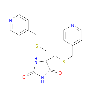 2,4-Imidazolidinedione,5,5-bis[[(4-pyridinylmethyl)thio]methyl]-