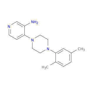1-(3-AMINO-PYRIDIN-4-YL)-4-(2,5-XYLYL)PIPERAZINE