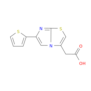 2-(6-(Thiophen-2-yl)imidazo[2,1-b]thiazol-3-yl)acetic acid