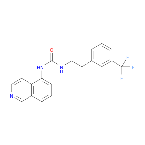 Urea, N-5-isoquinolinyl-N'-[2-[3-(trifluoromethyl)phenyl]ethyl]-