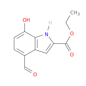 4-甲酰基-7-羟基-1H-吲哚-2-羧酸乙酯