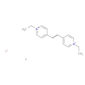 Pyridinium, 4,4'-(1,2-ethenediyl)bis[1-ethyl-, diiodide