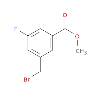 甲基 3-(溴甲基)-5-氟苯酸盐