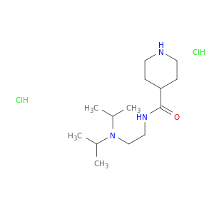 N-{2-[双（丙-2-基）氨基]乙基}哌啶-4-羧酰胺二盐酸盐
