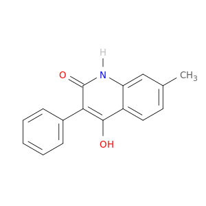 2(1H)-Quinolinone,4-hydroxy-7-methyl-3-phenyl-