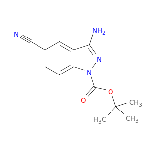 TERT-BUTYL 3-AMINO-5-CYANO-1H-INDAZOLE-1-CARBOXYLATE